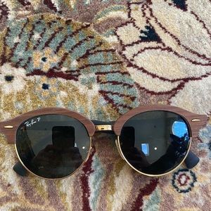 Wooden Polarized Ray-Ban Aviators